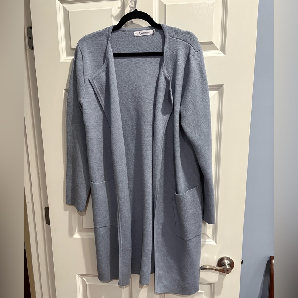 Anrabess Light Blue Cardigan, XL